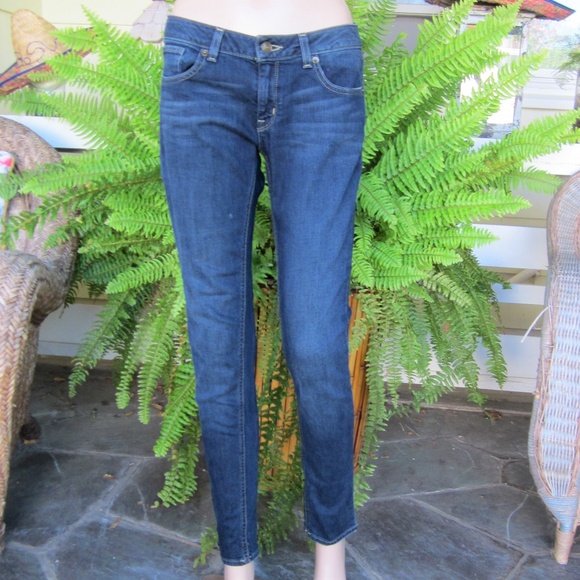 Michael Kors Medium Dark Wash Skinny Jeans 2 - Picture 2 of 3